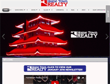 Tablet Screenshot of hometownrealty.us